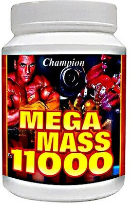 CHAMPION MEGA MASS 11000 Weight Gainers/Mass Gainers(250 g, CHOCOLATE)