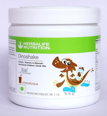 Herbalife Nutrition Dinoshake Kids Drink Chocolate Flavor Plant-Based Protein(200 g, Chocolate)