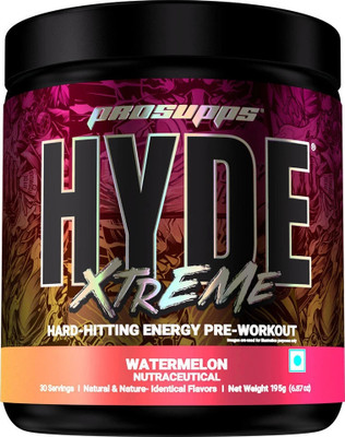 PROSUPPS HYDE XTREME PRE WORKOUT 195GM (WATERMELON) IRON ASYLUM Pre Workout(195 g, WATERMELON)