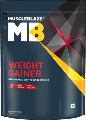 MUSCLEBLAZE with Added Digezyme Weight Gainers/Mass Gainers(1 kg, Chocolate)
