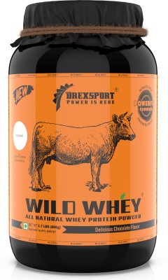DREXSPORT Wild Whey Protein Powder for Men and Women, Grass-Fed A2 Organic (Patented) Whey Protein(0.8 kg, Delicious Chocolate)