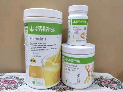 HERBALIFE F1-SHAKE MIX-MANGO.PROTINE POWDER 200GM AND LEMON Protein Shake(750 g, MANGO, LEMON)