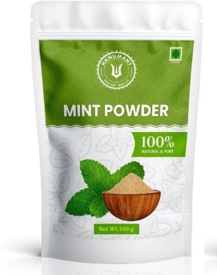 hanumant Podina Powder Pudina Mentha Arvensis Linn Mint Leaves Protein Shake(100 g, Mint Leaves)