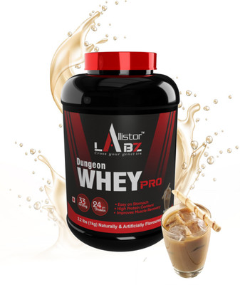 Allistor labz Dungeon Whey Pro 1kg Chocolate Flavor with 33 Serving Muscle Growth & Recovery Whey Protein(1 kg, Chocolate)