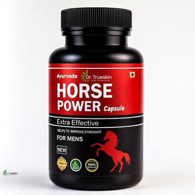 Dr.trueskin Horse Power Pro Performance Capsules For Men 8813 Nutrition Bars(30 Capsules, No Flavor)