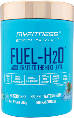 MYFITNESS ® FUEL H2O 30 Servings Infused Watermelon India's Most Powerful Non Caffeine Pre Workout(300 g, Infused Watermelon)