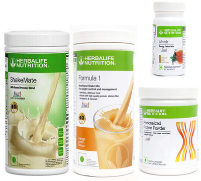 HERBALIFE FORMULA1 ORANGE 500 PROTIEN 200 GAFRESHENERGYDRINK TULSI50 +SHAKEMATE 500 G Plant-Based Protein(1.25 kg, ORANGE)