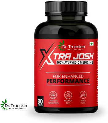 Dr.trueskin Xtra Josh Capsules for Power in Men Red Pack B001 Energy Bars(30 Capsules, No Flavor)