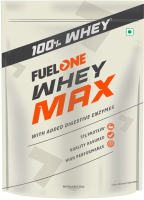 FUELONE Whey Protein Max, 27 g Protein, 5.96 g BCAAs & 4.7 g Glutamic Acid Whey Protein(1 kg, Cafe Mocha)