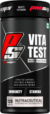 PROSUPPS VITA TEST Pre Workout(120 Capsules, UNFLAVOURED)