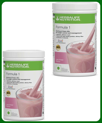 Herbal Nutrition Life Weight Loss Combo Formula 1 Shake Mix Rose Kheer Flavor 2 Pcs Protein Shake(1000 g, Rose Kheer Flavor)