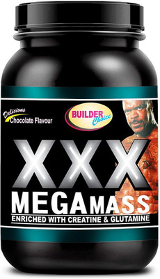builder choice XXX MEGA MASS Weight Gainers/Mass Gainers(1 kg, CHOCOLATE)