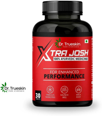 Dr.trueskin Xtra Josh Capsules for Daily Use Red Pack B001 Energy Bars(30 Capsules, No Flavor)