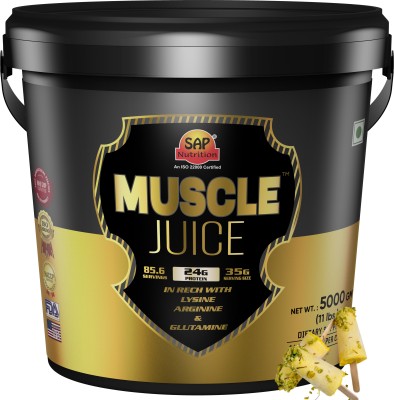 SAP Nutrition Muscle Juice Gainer Weight Gainers/Mass Gainers(5000 g, Kulfi)