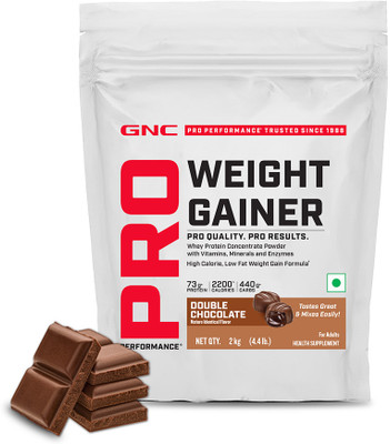 GNC Pro Performance Weight Gainers/Mass Gainers(2 kg, Double Chocolate)