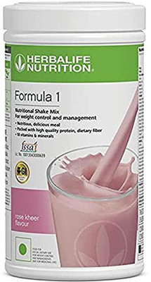 HERBALIFE Formula 1 Nutrition Shake Mix Rose Kheer Flavour for Weight Management Plant-Based Protein(500 g, Rose Kheer)