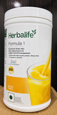 HERBALIFE Formula 1 Nutritional Shake Mix- Mango flavor 750gm Protein Shake(750 g, Mango)
