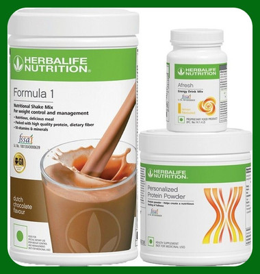 Herbal Nutrition Life WEIGHT LOSS COMBO -SHAKE CHOCOLATE,PROTEIN 200GM & AFRESH LEMON Plant-Based Protein(950 g, CHOCOLATE, LEMON)