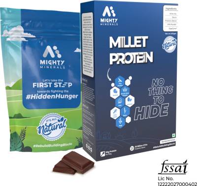 Mighty Minerals All-Natural Millet Based Nutritional Health Drink, Nothing Artificial Added Protein Blends