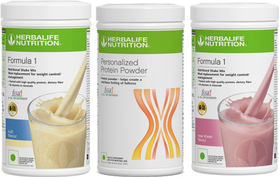 HERBALIFE Formula 1 Shake Mix 2- Kulfi And Protein-400g Protein Shake(1.5 kg, Rose kheer)