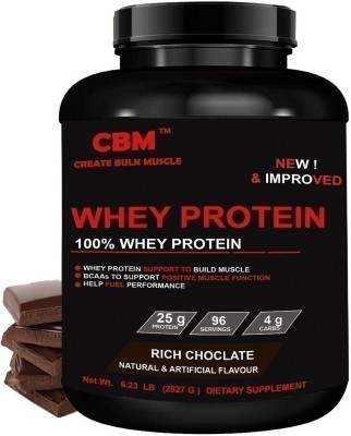 CREATE BULK MUSCLE WHEY PROTEIN 6LB Whey Protein(2827 g, Chocolate)