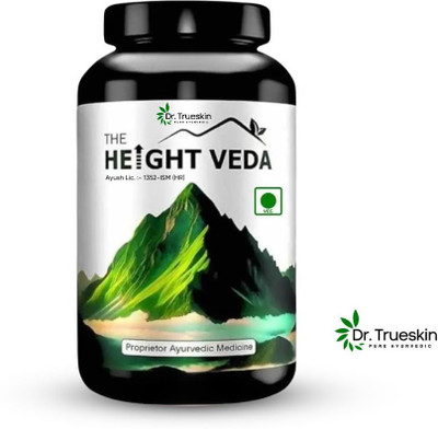 Dr.trueskin Height Veda Powder Effective Support Enhancer Protein Supplement Plant-Based Protein(200 g, Unflavored)