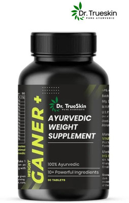 Dr.trueskin Weight Gainer+ Gaining Weight Made Easy Weight Gainers/Mass Gainers(90 Capsules, Unflavored)