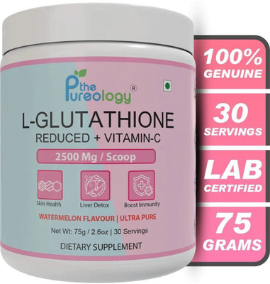 thepureology L-Glutathione 1500 mg + Vitamin C 1000 mg Glutamine(75 g, Water Melon)