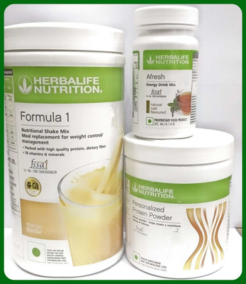 Herbal Nutrition Life Formula1 Mango 500g Protine Powder 200g & Tulshi Afresh 50g Waight Loss Plant-Based Protein(750 g, Mango, Tulshi)