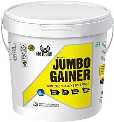 DAFFODIL HEALTHCARE JUMBO GAINER UNMATCHED STRENGTH SIZE POWER 10LBS BUCKET Weight Gainers/Mass Gainers(4.5 kg, CHOCOLATE)