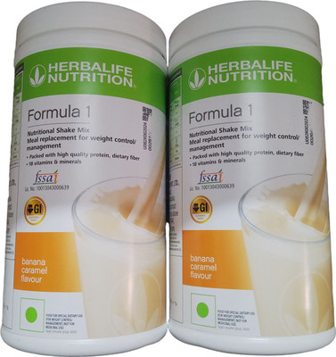 Herbalife Nutrition F1 SHAKE MIX-BANANA (PACK OF 2) Protein Shake(1000 g, BANANA)