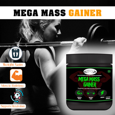 IBFEN Mega Mass Weight Gain Powder -Protein Supplement - High Protein Muscles Gainer Weight Gainers/Mass Gainers(100 g, N/A)