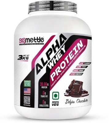 Mettle Alpha Whey Protein(3 kg, Belgian Chocolate)
