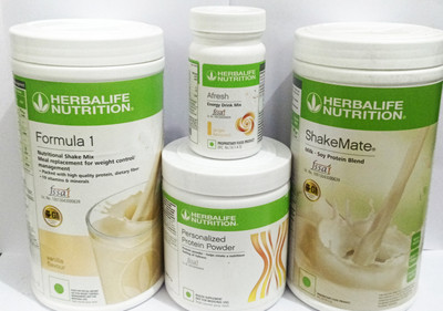 HERBALIFE Formula1 Vanila 500g Shakemate 500g Protine Powder 200g Ginger Afresh 50g Protein Blends(1250 g, Vanila, Ginger)