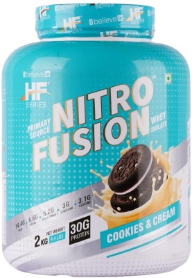 HEALTHFARM Nitro Fusion Whey Isolate Protein Whey Protein(2 kg, Cookies & Cream)