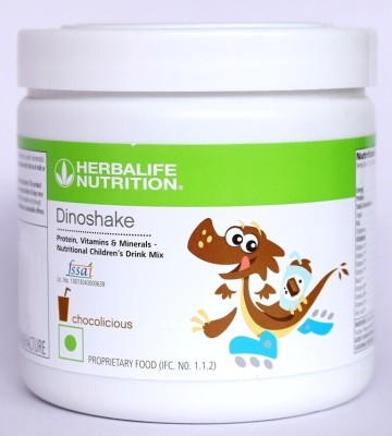 Herbal Nutrition Life Dinoshake Kids Drink Chocolate Flavor Plant-Based Protein(200 g, Chocolate)