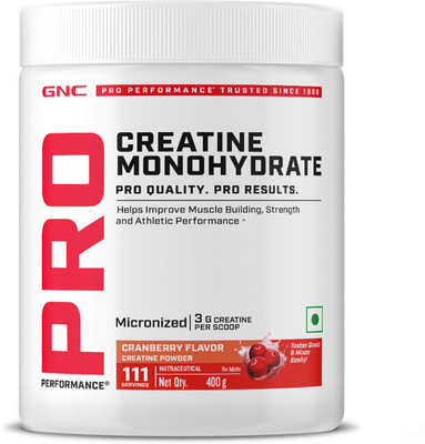 GNC Pro Performance Creatine Monohydrate (400gms) Creatine(0.4 kg, Cranberry)
