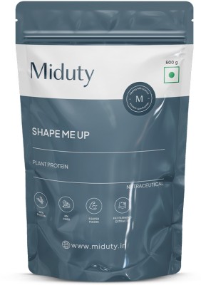 Miduty Palak Notes ShapemeUp Women Weight Management Fat Burning Powder Plant-Based Protein(500 g, Vanilla)