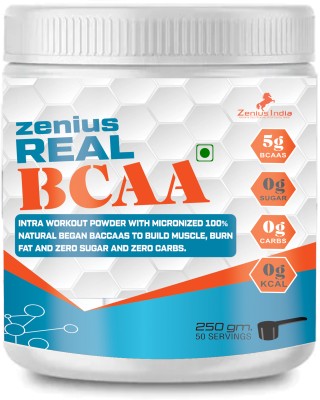 Zenius BCAA Supplement Powder For Muscle Recovery & Intra Workout, Endurance BCAA(250 g, Natural Herbs)