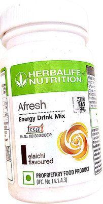Herbalife Nutrition AFRESH ENERGY DRINK MIX Protein Blends(50 g, ELAICHI)