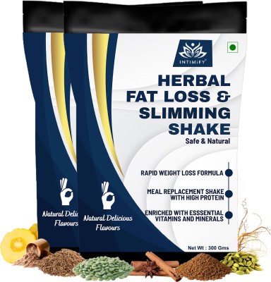INTIMIFY Fat Loss Powder Slimming Shake Burns Extra Fat from Belly, Thigh, Neck and Hip Whey Protein(300 g, KESAR PISTA BADAM)