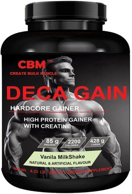 CBM DECA GAINER FOR MUSCLE GAIN Weight Gainers/Mass Gainers(3 kg, VANILLA)