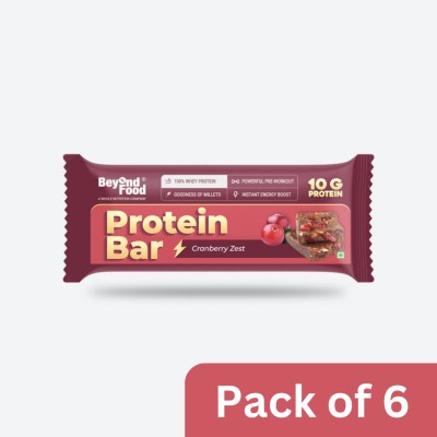 Beyond Food Protein Bars | Cranberry Zest Protein Bars(240 g, Cranberry)
