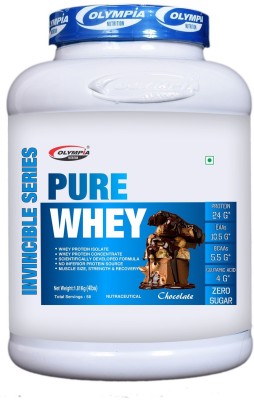 Olympia Nutrition invincible series Pure whey Whey Protein(1.81 kg, chocolate)