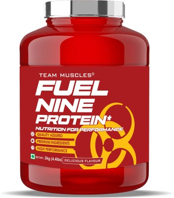 TEAM MUSCLES TM Fuel Nine whey Protein (Cream & Cookies) Whey Protein(2 kg, Cream & Cookies)