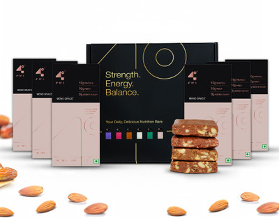 4 DEGREES OF U Meno Grace Nutrition Bar ( Pack Of 6 ) | 15g Protein, 10g Fiber, Cal & Vit D3 | Nutrition Bars(378 g, Meno Grace)
