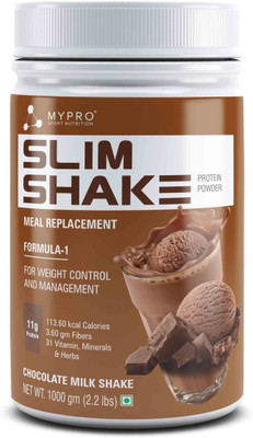 Mypro Sport Nutrition Slim Shake Protein Powder For Weight Control and Management Protein Shake(1 kg, Cocolate)