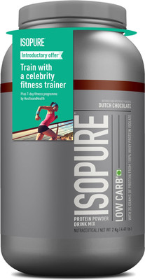 Isopure Low Carb Whey Protein Isolate Powder Whey Protein(2 kg, Dutch Chocolate)