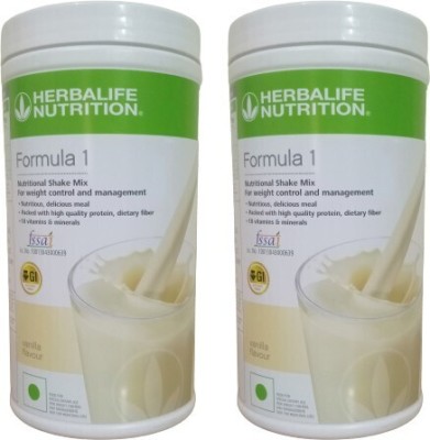 HERBALIFE Formula 1 Nutritional Shake Vanilla Flavour 2 Pcs Combo Pack Protein Shake(200 g, Vanilla)