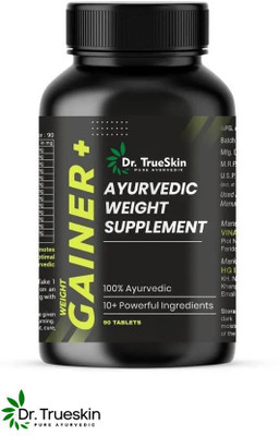 Dr.trueskin Weight Gainer+ Recovery Focused Gainer Weight Gainers/Mass Gainers(90 Capsules, Unflavored)